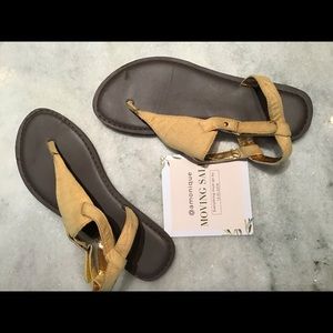 mustard yellow sandals